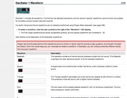 A detail of a Wiki-formatted portion of a software manual.  Bruce uses excerpts like these to embed informative content alongside his own tutorials.